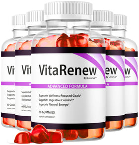 LIVORKA VitaRenew Gummies paquet avant avec 300 gummies