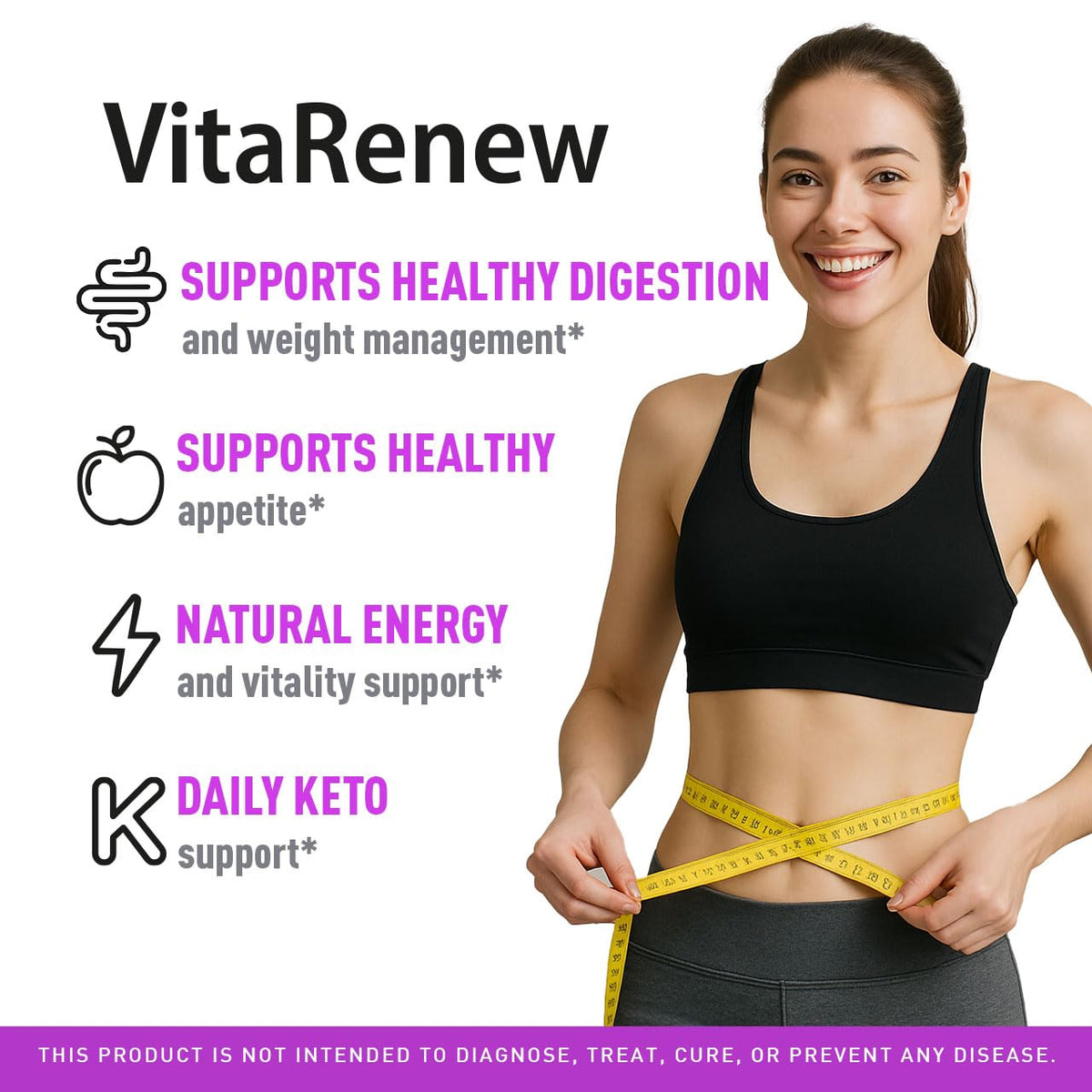 LIVORKA VitaRenew Gummies vue arrière avec informations nutritionnelles