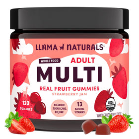 Llama Naturals Multivitamines Gélifiées Vegan 120 gummies vue avant