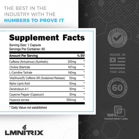 LMNITRIX Burnz avec des ingrédients sur une table