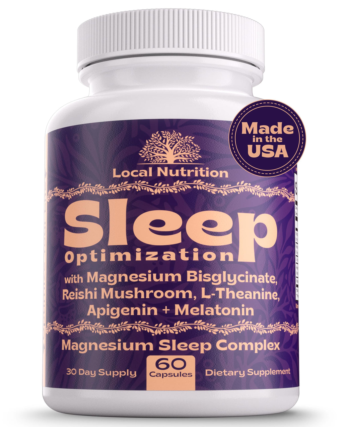 Local Nutrition Complément Alimentaire Sommeil 60 Capsules vue de face