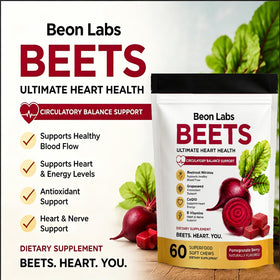 Logchci Beon Chews à la Betterave 259g arrière avec ingrédients