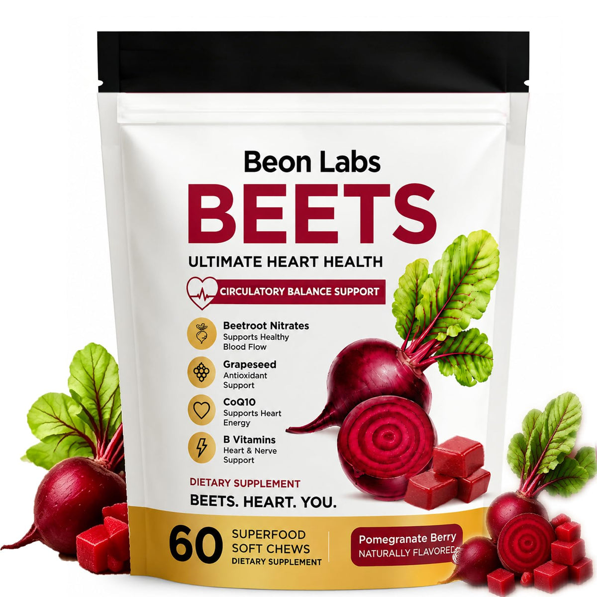Logchci Beon Chews à la Betterave 259g vue de face