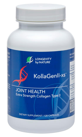 Longevity by Nature KollaGen II-XS 120 capsules vue avant