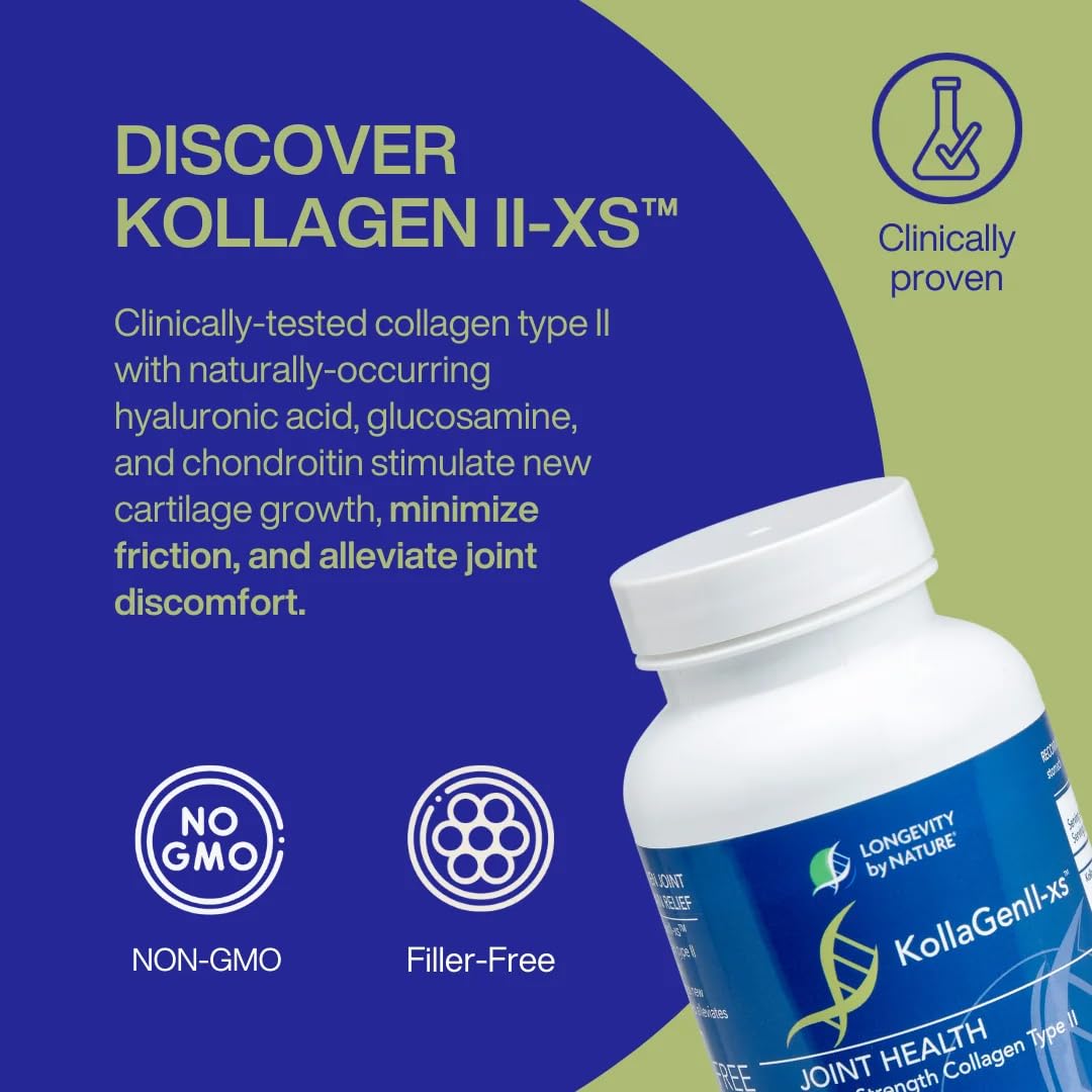 Longevity by Nature KollaGen II-XS capsules ouverte