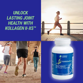 Longevity by Nature KollaGen II-XS capsules sur table