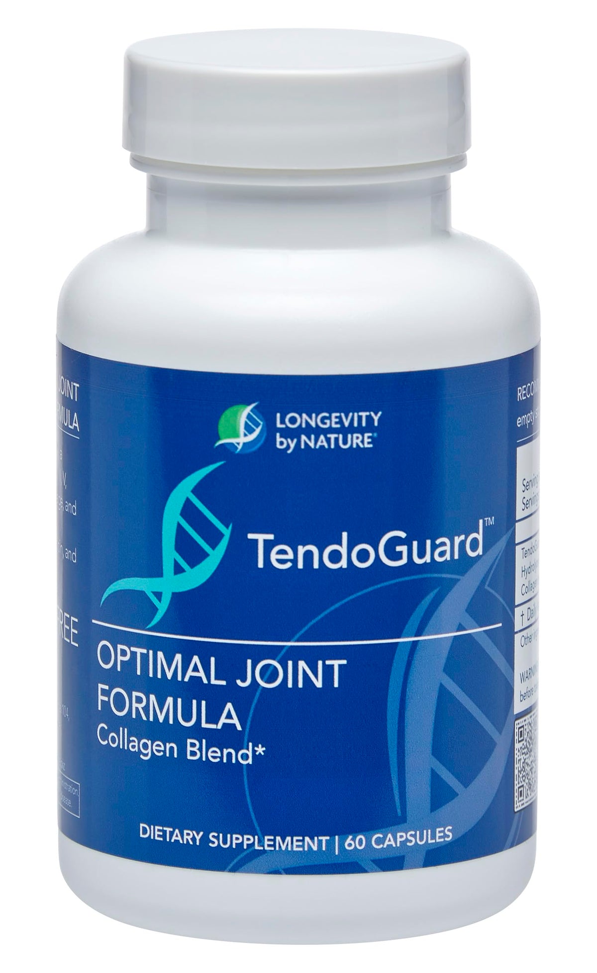 Longevity by Nature TendoGuard capsules soutien articulaire vue de face