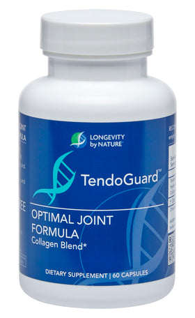 Longevity by Nature TendoGuard capsules soutien articulaire vue de face