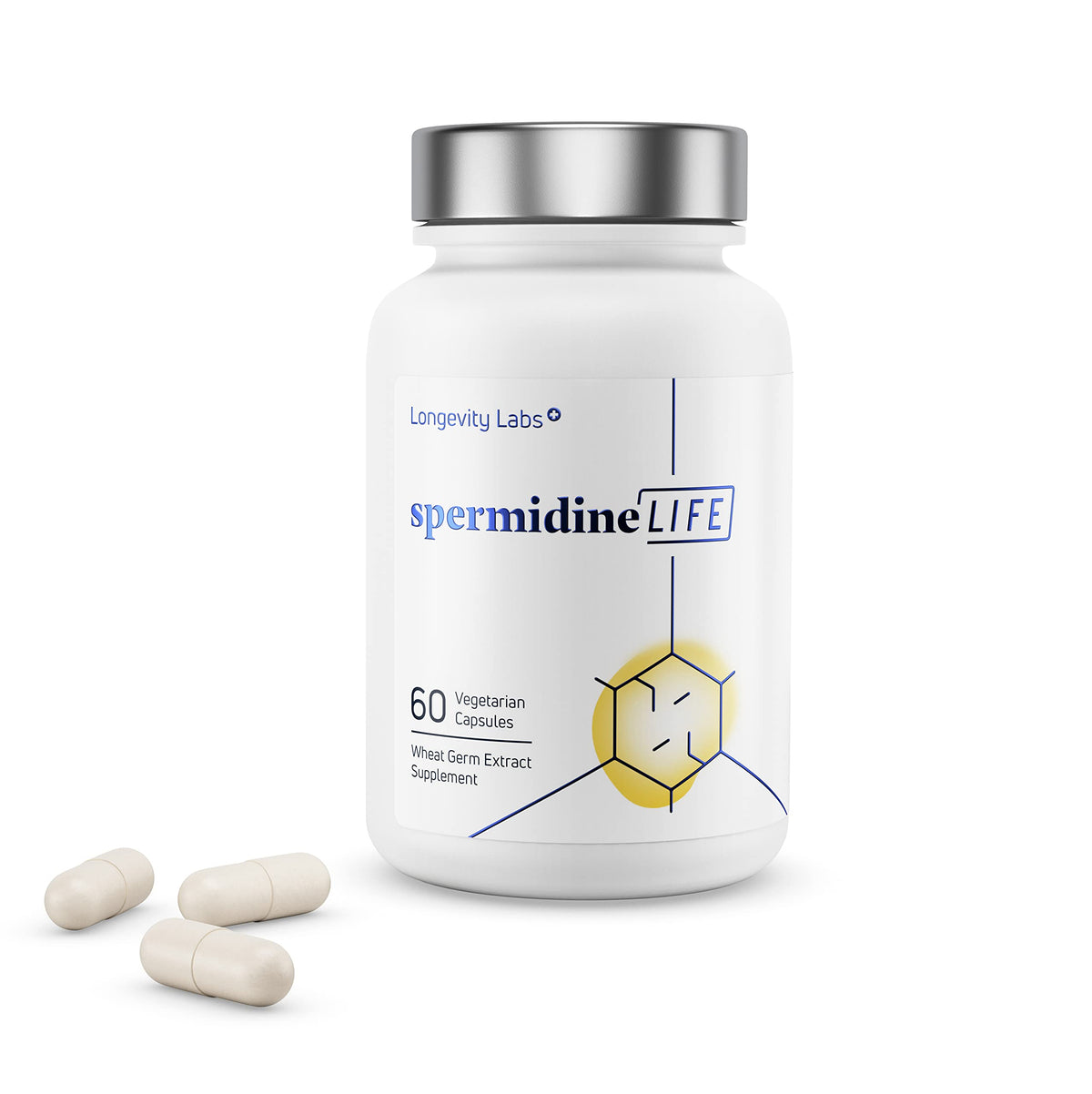 LONGEVITY LABS + spermidineLIFE 60 capsules vue de face