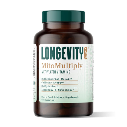 Longevity Rx MitoMultiply 60 capsules vue de face