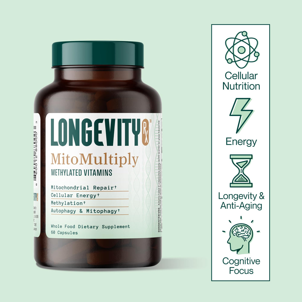 Longevity Rx MitoMultiply dans son emballage original