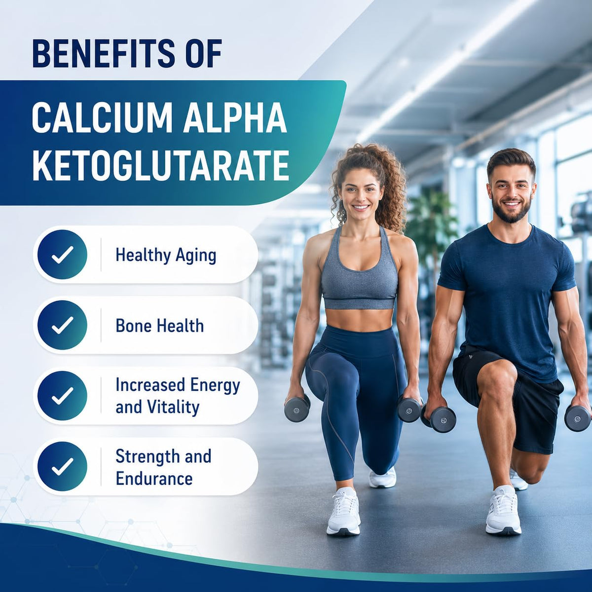 LongJuvity Labs Calcium Alpha-Ketoglutarate 1000mg side view