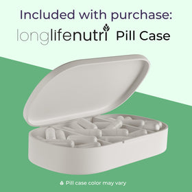 LongLifeNutri Extrait de Feuille de Mûrier Blanc 500mg avec fond neutre