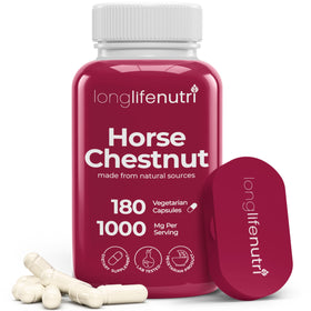 LongLifeNutri Extrait de Marronnier d'Inde 500mg capsules front view