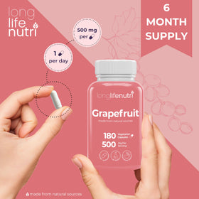 LongLifeNutri Extrait de Pépins de Pamplemousse 500mg ingrédients