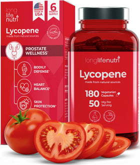 LongLifeNutri Lycopène 50mg gélules végétales vue de face