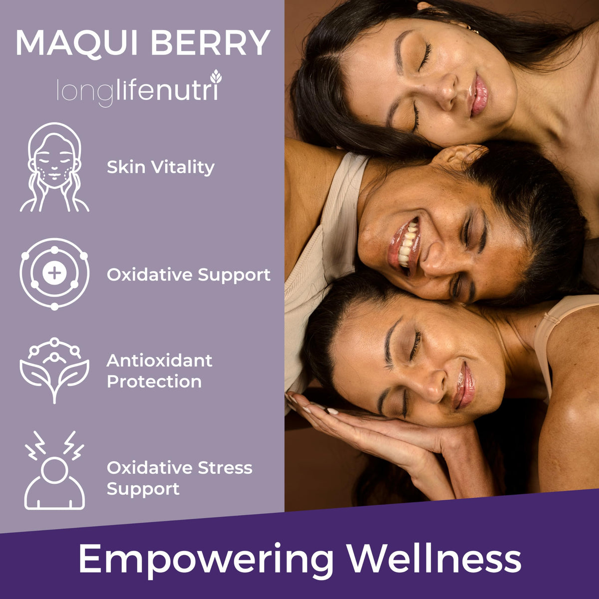 LongLifeNutri Maqui Berry 1000 mg capsules ouvertes