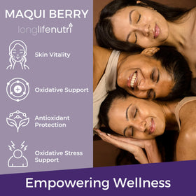 LongLifeNutri Maqui Berry 1000 mg capsules ouvertes