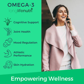 LongLifeNutri Omega 3 gélules avec organisateur de pilules