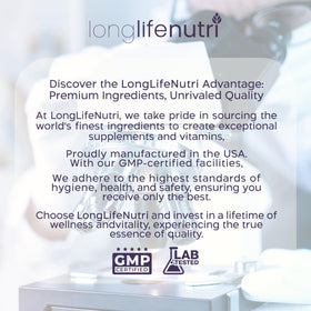 LongLifeNutri Vascular Synergy Complex capsules avec ingrédients naturels