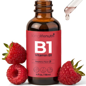 LongLifeNutri Vitamine B1 Gouttes Liquides avec compte-gouttes