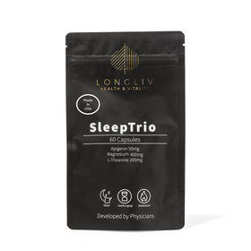 LongLiv Sleep Trio 60 capsules front view