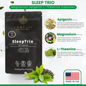 LongLiv Sleep Trio packaging side view