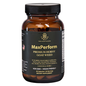 LONLIFE Complément Alimentaire Maca et Horny Goat Weed 1275mg vue de face