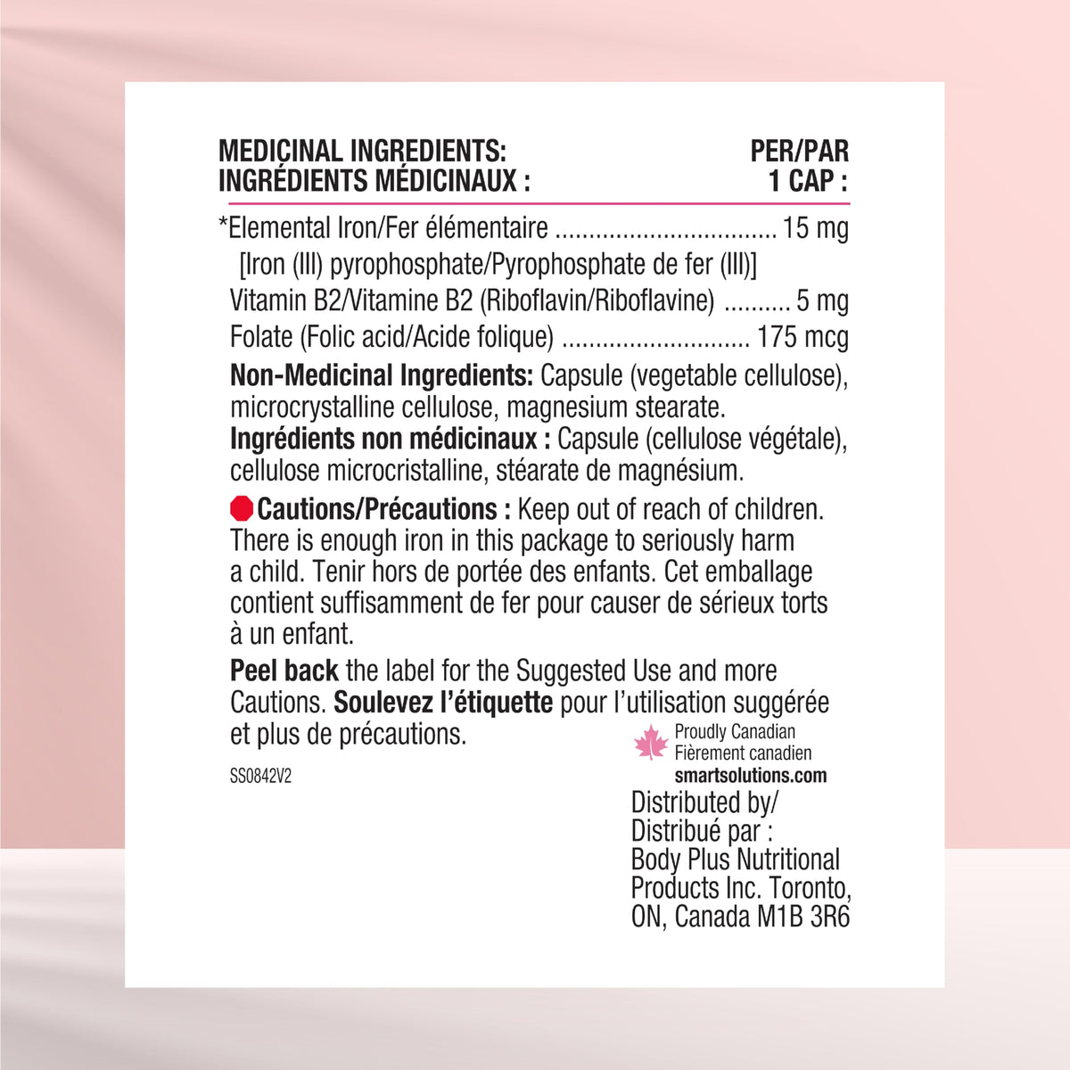 Lorna Vanderhaeghe Ironsmart 60 CT Fer Végétal Liposomal - prise de capsules