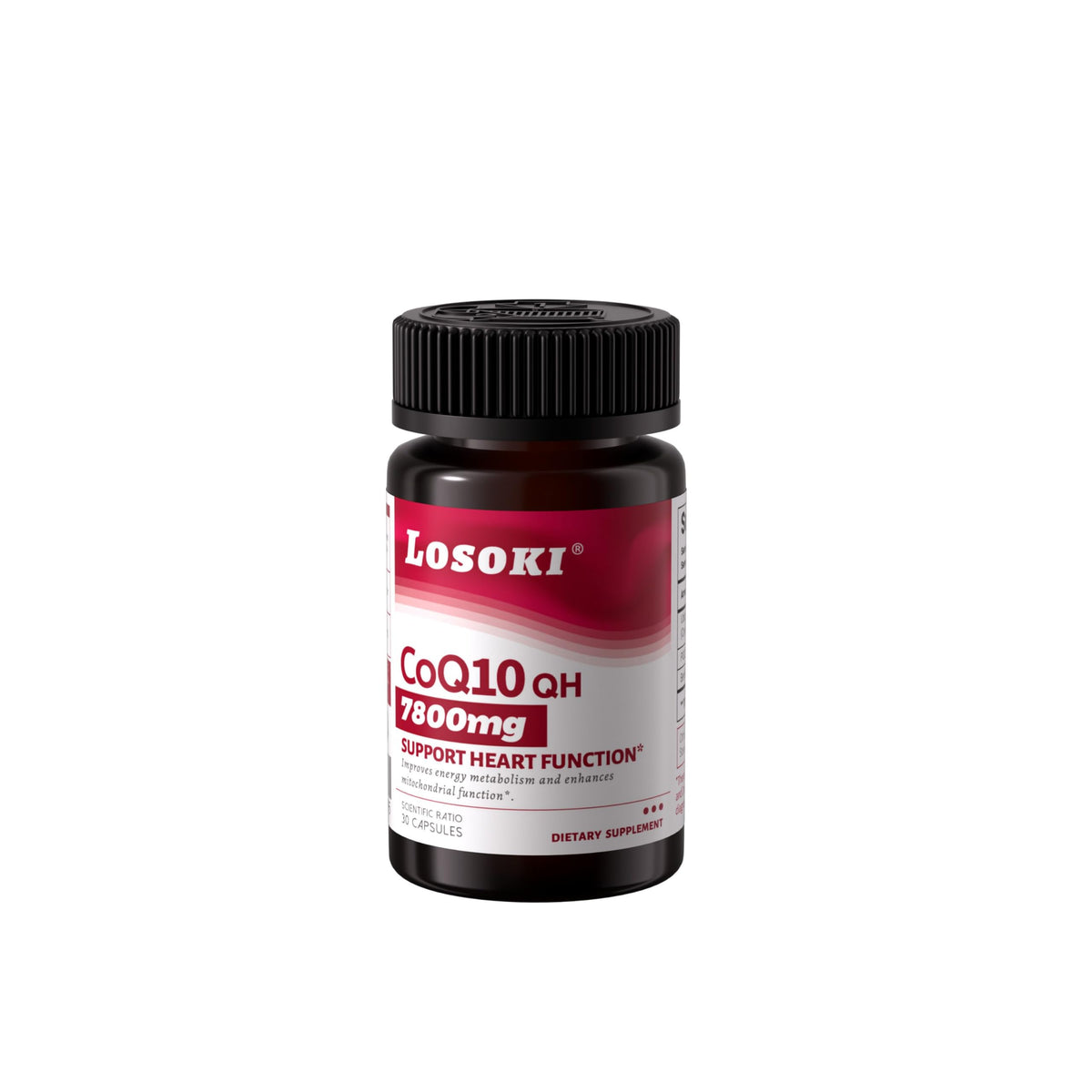 Losoki CoQ10 QH 30 capsules avec information sur l'emballage