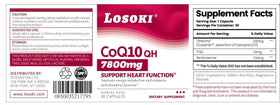 Losoki CoQ10 QH 30 capsules sur une surface de cuisine
