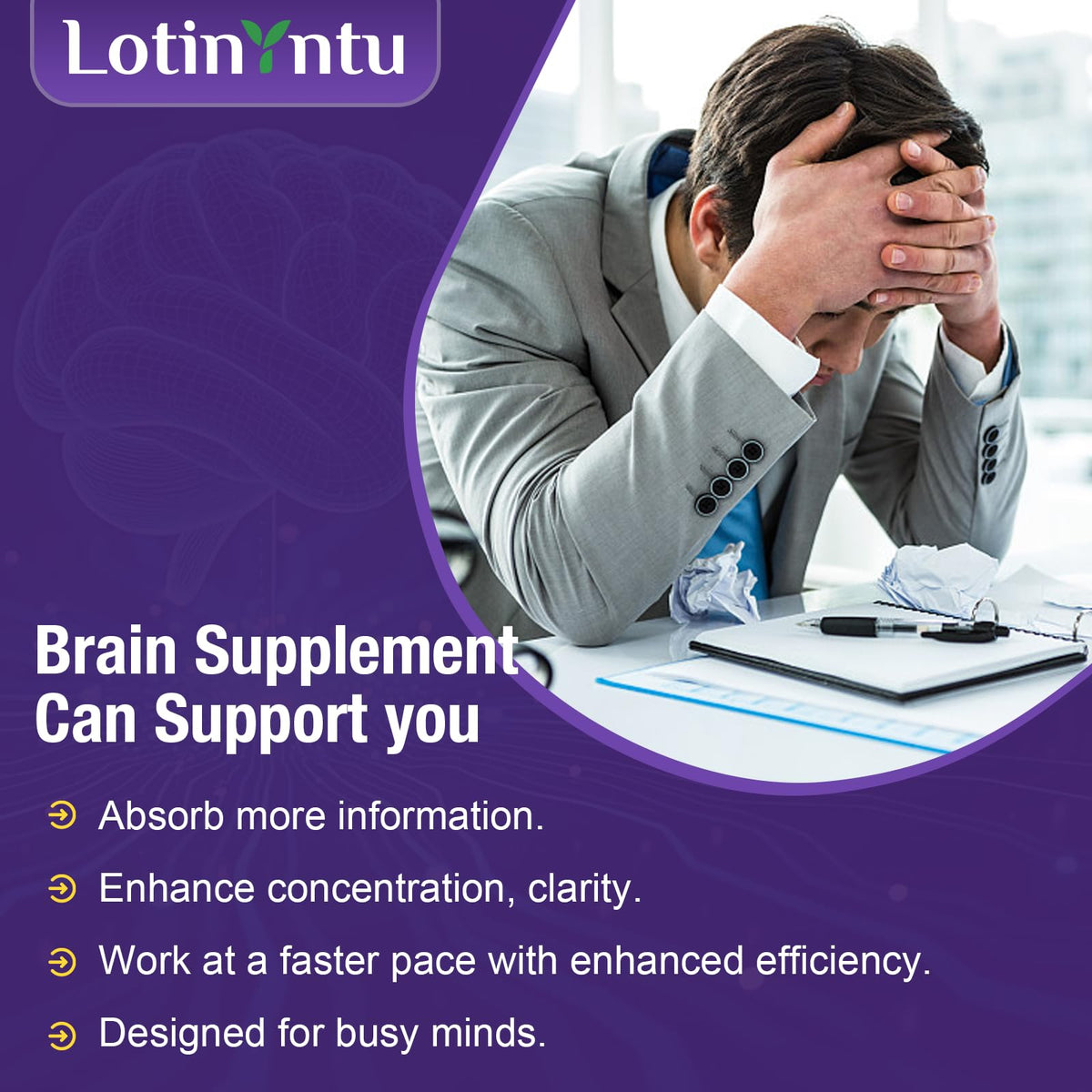 LotinYntu Gummies Alpha Brain 3500MG gummies en gros plan