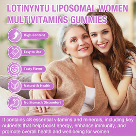 LotinYntu Gummies Multivitamines Femmes 4000MG avec une cuillère à mesurer