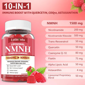LotinYntu NMNH 1500MG gélules sur fond blanc