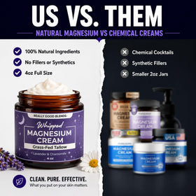 Lotion au magnésium Really Good Blends sur une table