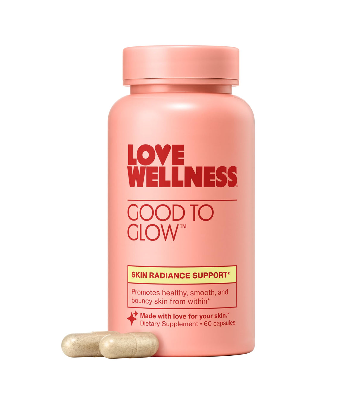 Love Wellness Good to Glow complément alimentaire vue de face
