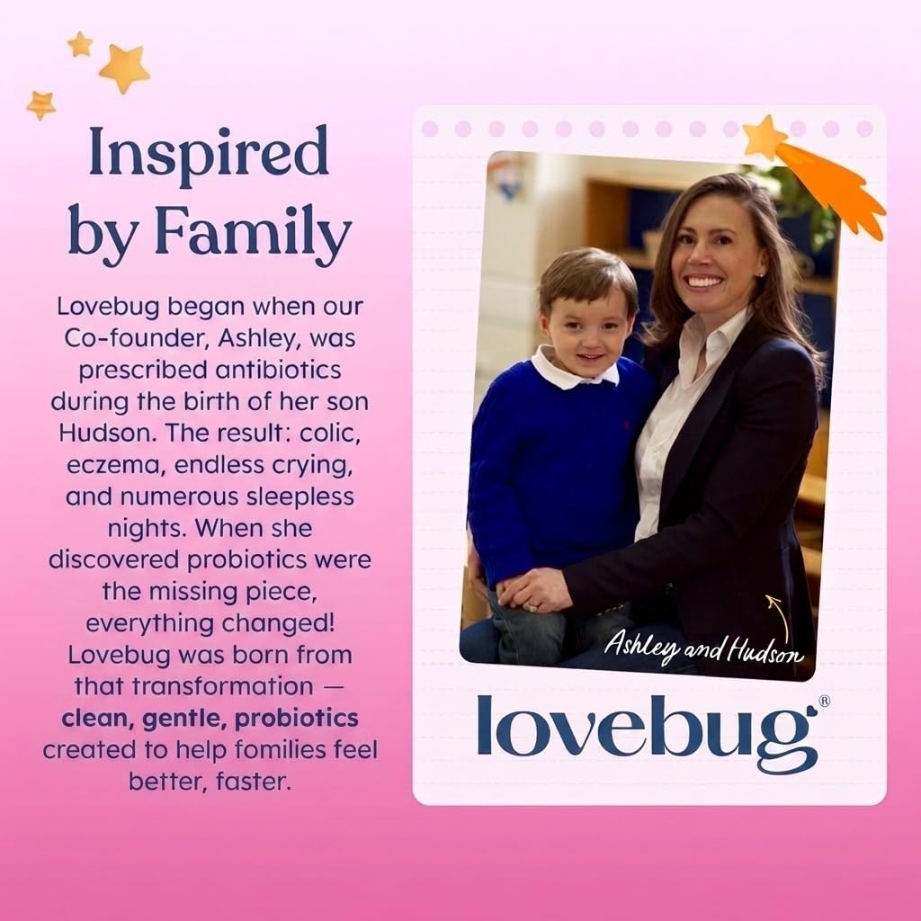 LOVEBUG Complément Alimentaire Probiotique Prénatal 30 Capsules dans son emballage