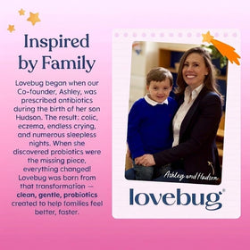 LOVEBUG Complément Alimentaire Probiotique Prénatal 30 Capsules dans son emballage