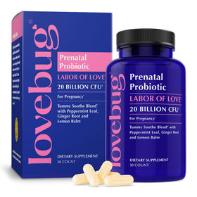 LOVEBUG Complément Alimentaire Probiotique Prénatal 30 Capsules vue de face