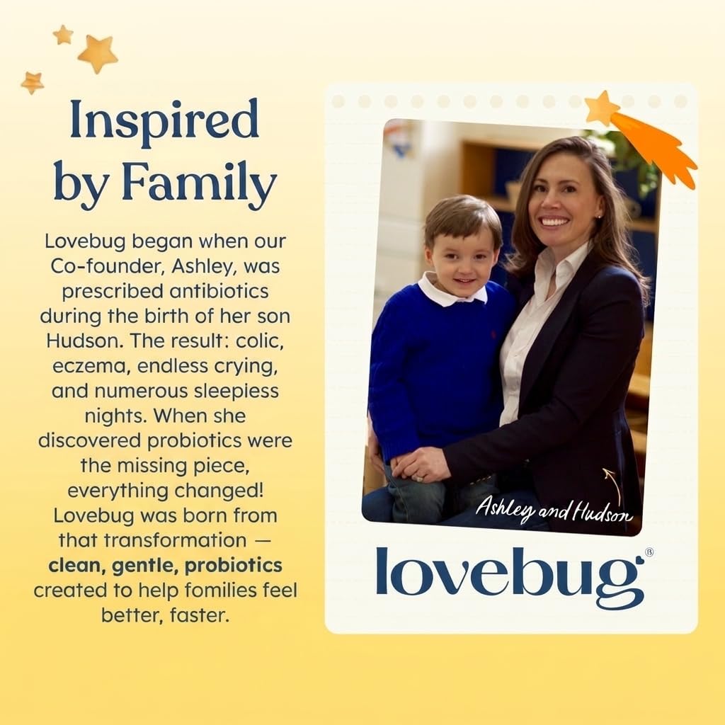 LOVEBUG Mood Probiotic gélules en situation sur une table