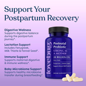 LOVEBUG Postnatal 30 capsules côté