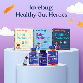 LOVEBUG Probiotique Bio pour Bébés avec des jouets pour enfants
