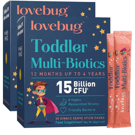 LOVEBUG Probiotiques En Poudre 60 Sachets vue avant