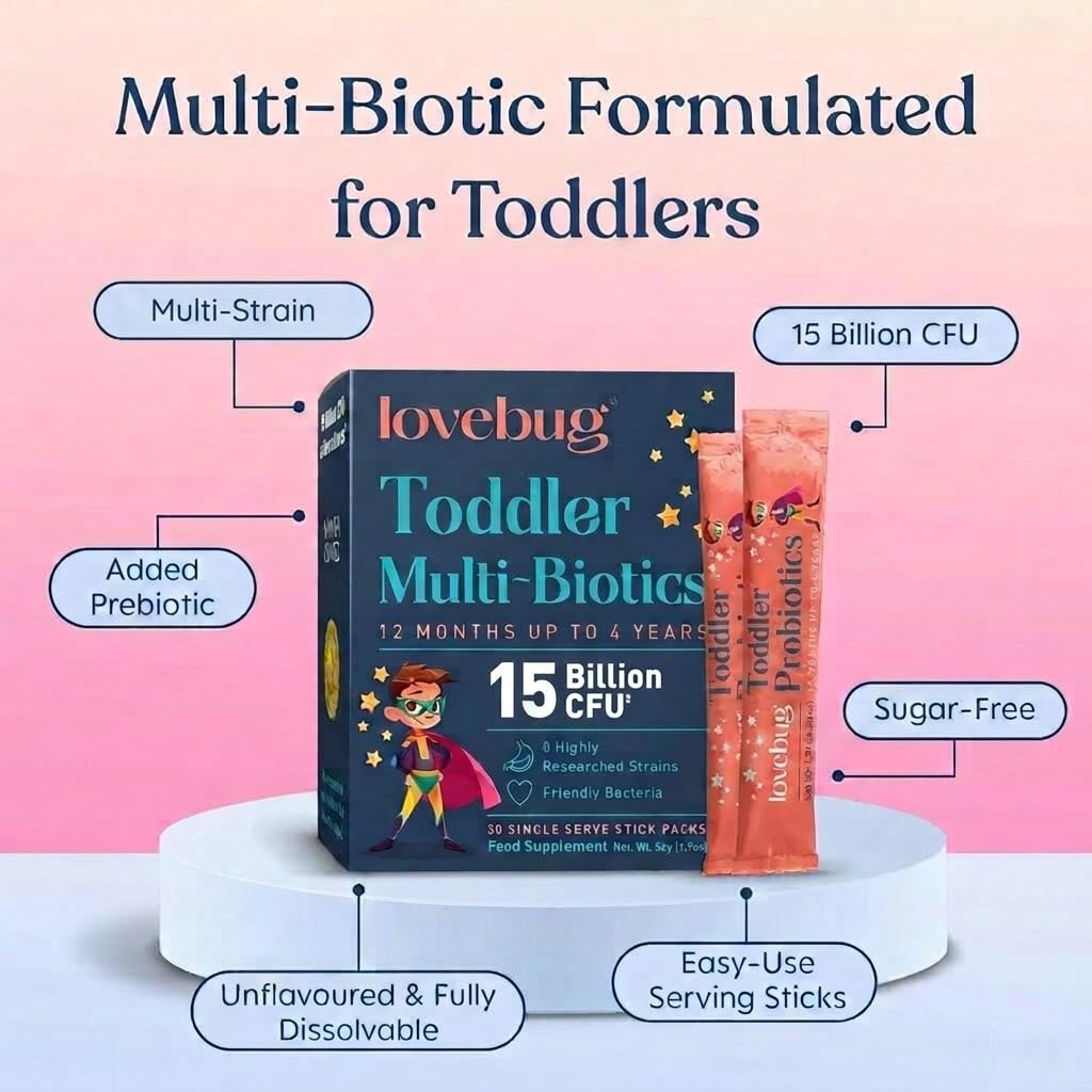 LOVEBUG Probiotiques En Poudre emballage arrière