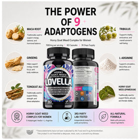 Lovella Herbal Hot avec une femme souriante en arrière-plan