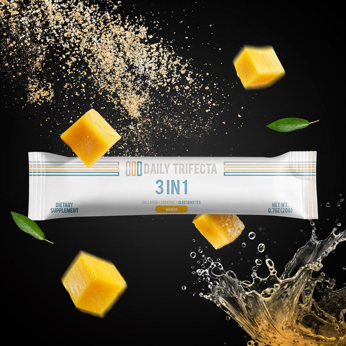 lovie style Daily Trifecta stick pack dans un café