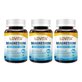 LOVITA Complexe de Magnésium Triple 500 mg, emballage avant