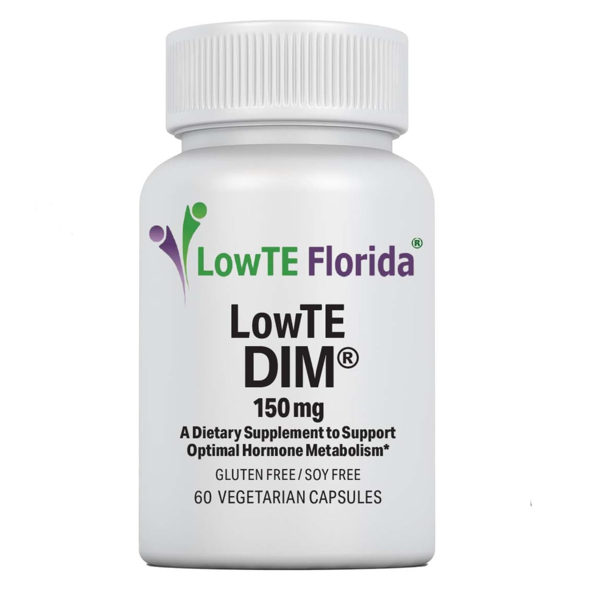 LowTE Florida DIM 150 mg bouteille vue de face avec étiquette