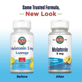 Lozenge KAL Mélatonine 5 mg avec saveur citron