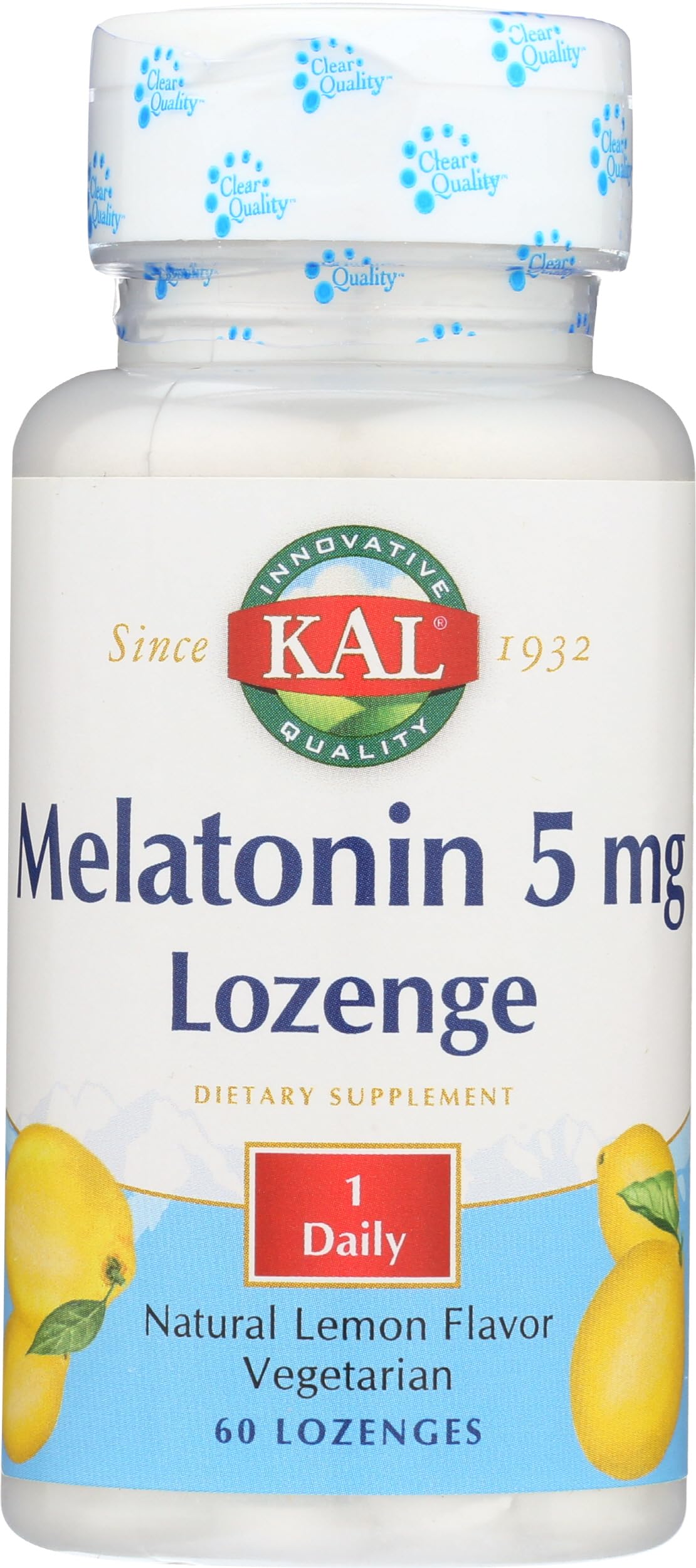 Lozenge KAL Mélatonine 5 mg en gros plan
